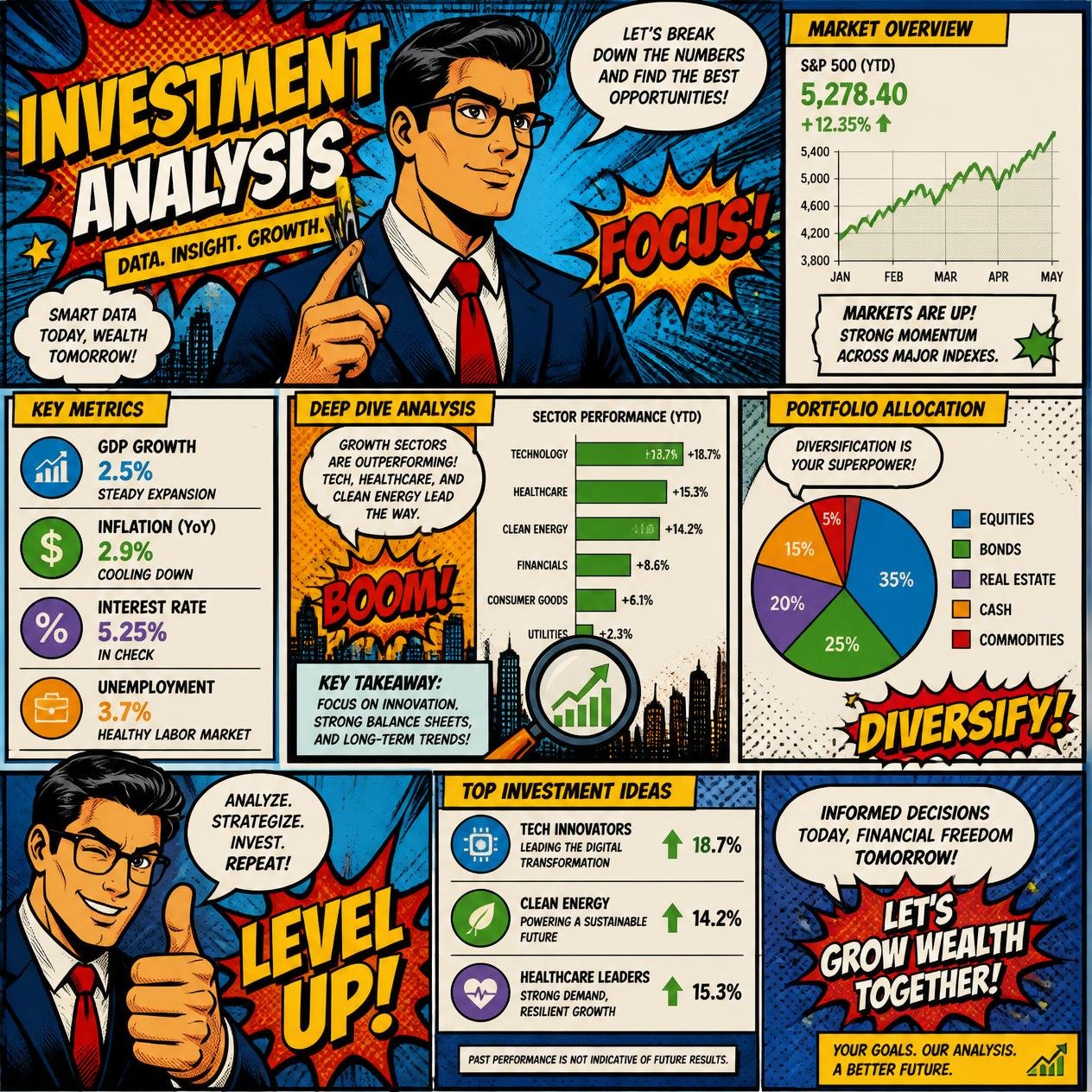 Investment analysis charts